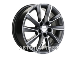 Khomen Wheels KHW1507 (15_Rapid/Fabia) 6x15 5x100 ET38 57.1 Gray-FP